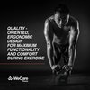 Wecare Fitness Kettlebell, 25 LB Cast Iron, For Home Workout, Black WF-KB-25-BLK